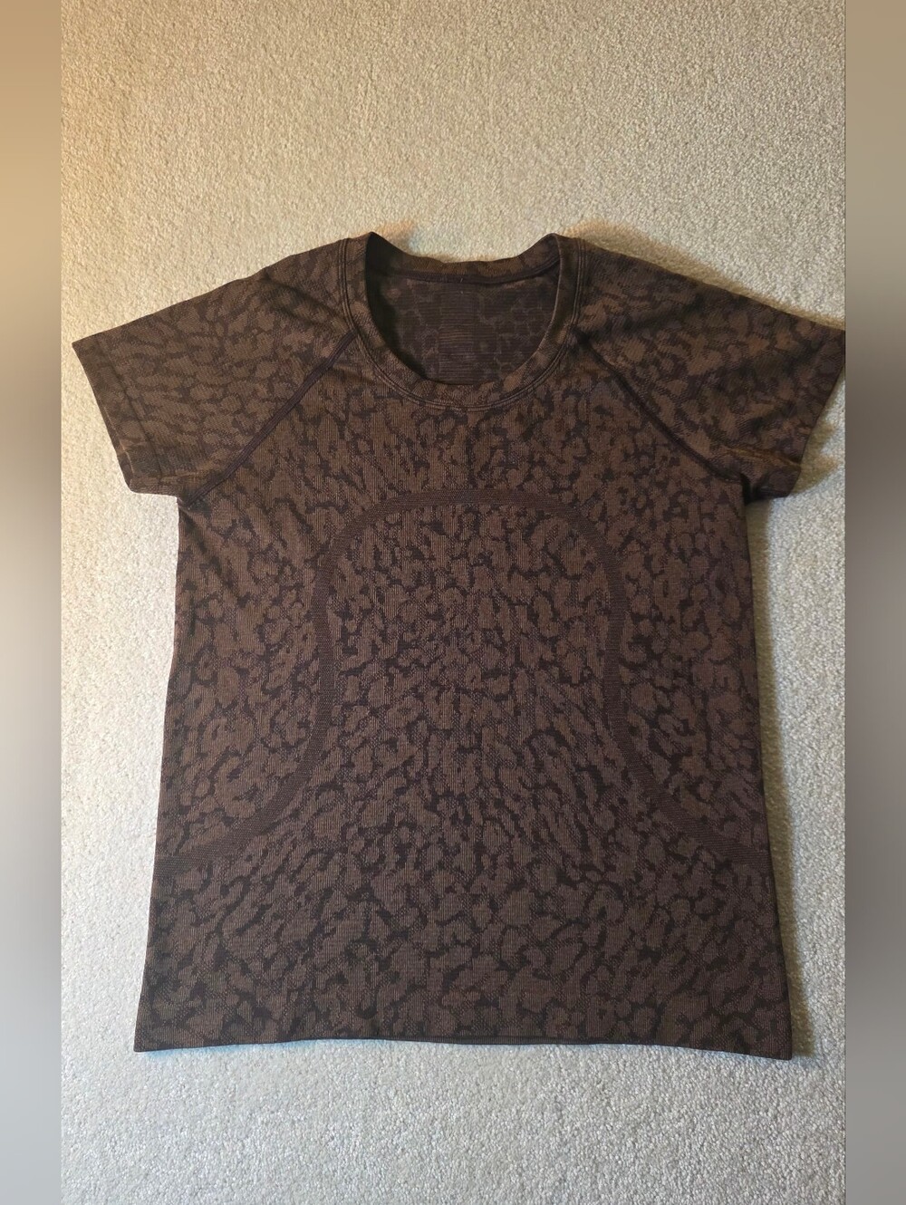 Lululemon Swiftly Tech Tee 2.0 Race Particolour French Press/Smoky Topaz Size 6